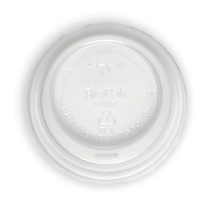 White PLA Coffee Lid 6-8oz (80mm)