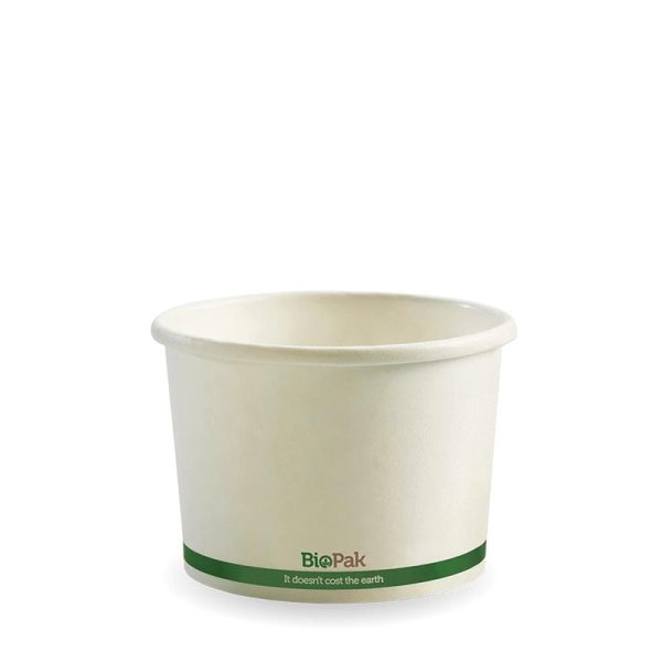 White BioBowl 8oz (250ml)