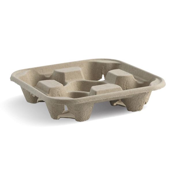 Pulp 4 Cup BioCup Carry Tray