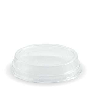 Clear BioCup Dome No Hole Lid 60ml-280ml