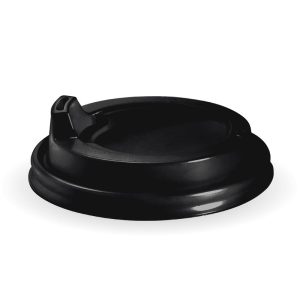 Black BioCup PS Sipper Coffee Lid 90mm