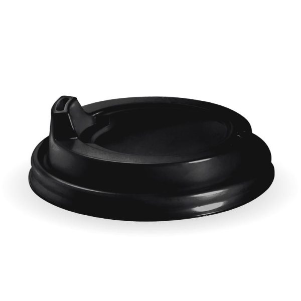 Black BioCup PS Sipper Coffee Lid 90mm