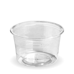 Clear BioCup Sauce Container 140ml