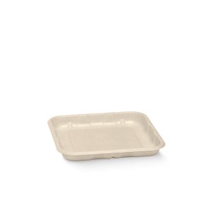Natural Plant Fibre Produce Tray 5x5"(14x14x2cm)