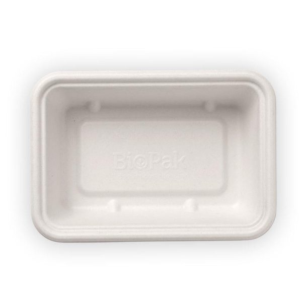 White Plant Fibre Takeaway Base 600ml