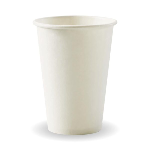 White Single Wall BioCup 10oz (80mm)