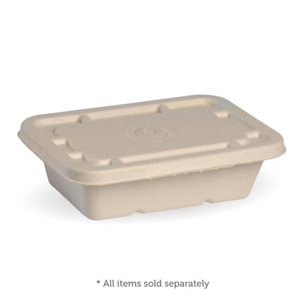 Natural Plant Fibre Takeaway Lid 500 - 600ml