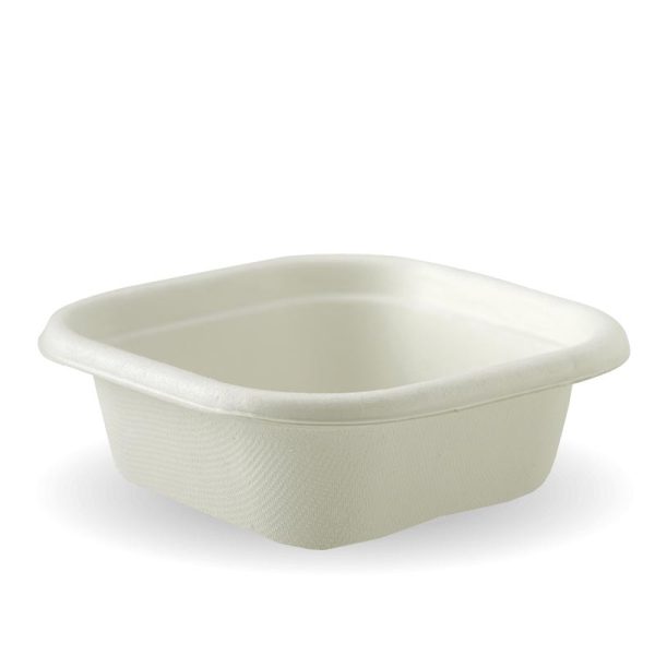 White Plant Fibre Takeaway Base 280ml