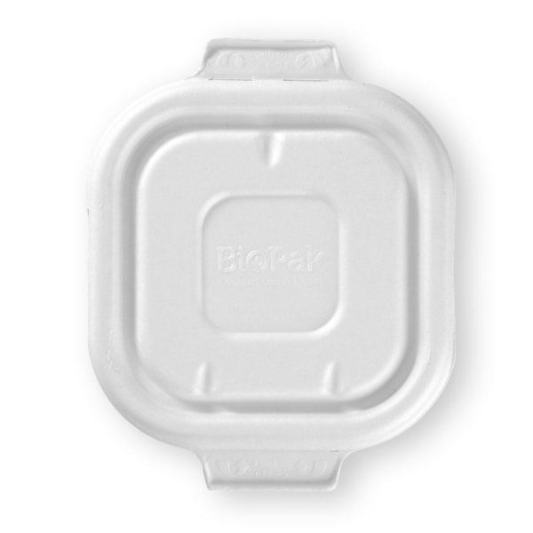 White Plant Fibre Takeaway Lid 280-630ml