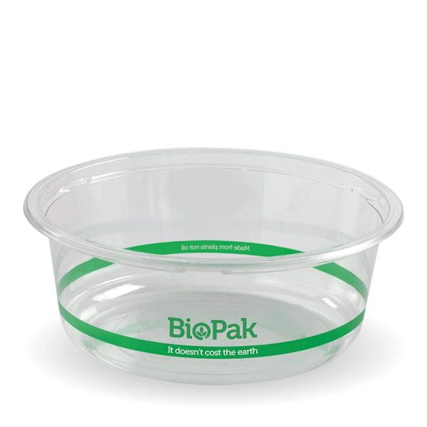 Clear PLA Wide BioBowl 600ml