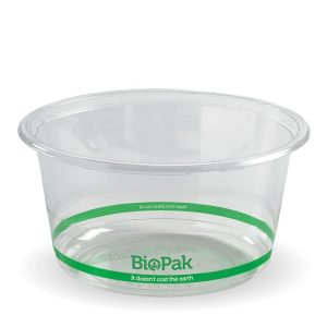 Clear PLA Wide BioBowl 700ml