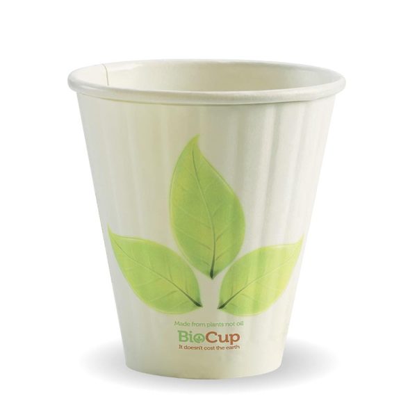 Leaf Double Wall BioCup 8oz (90mm)