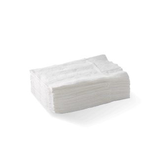 White D-Fold Compact 1-Ply Dispenser Napkin