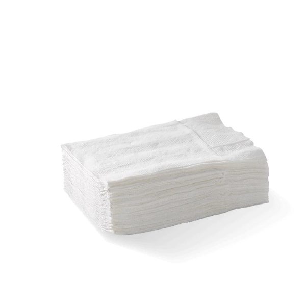 White D-Fold Compact 1-Ply Dispenser Napkin