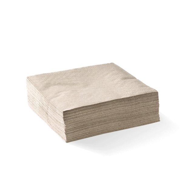 Natural 2-Ply Embossed Cocktail Napkin