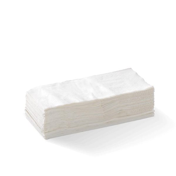 White 1/8 Fold 1-Ply Lunch Napkin
