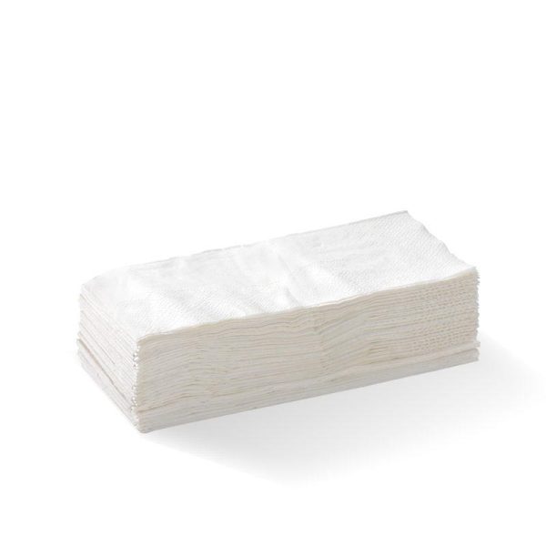 White 1/8 Fold 2-Ply Lunch Napkin