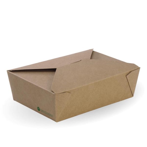 Kraft BioBoard Lunch Box Large 197x140x64mm