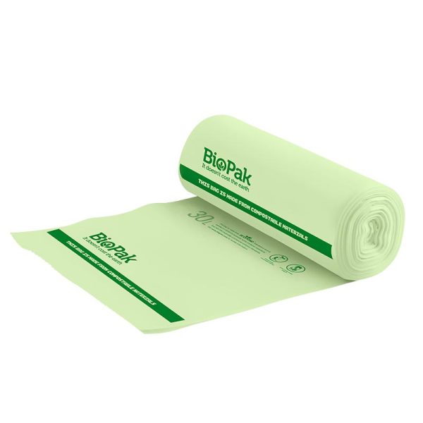 Green Bioplastic Bin Liner 50L