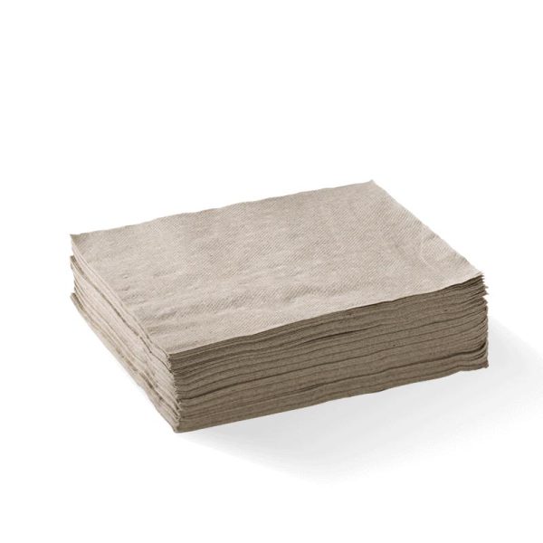Natural 1/4 Fold 1-Ply Lunch Napkin