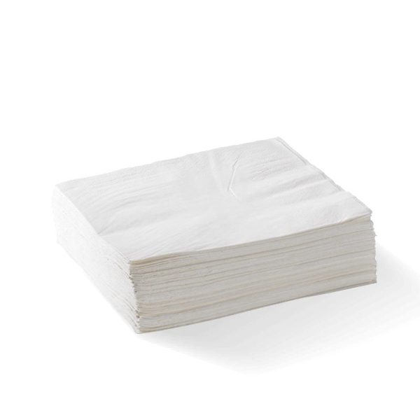 White 1/4 Fold 2-Ply Lunch Napkin