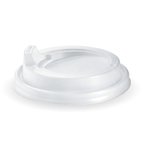 White Plastic Sipper Lid 90mm