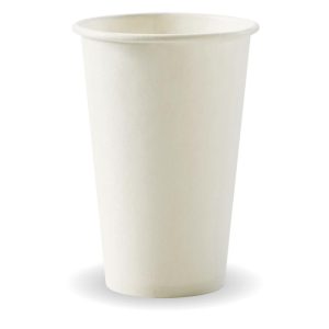 White Single Wall BioCup 12oz (80mm)