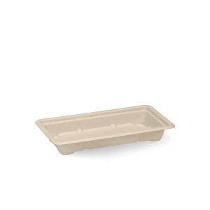 Natural Plant Fibre Sushi Tray Small 167x90x24mm