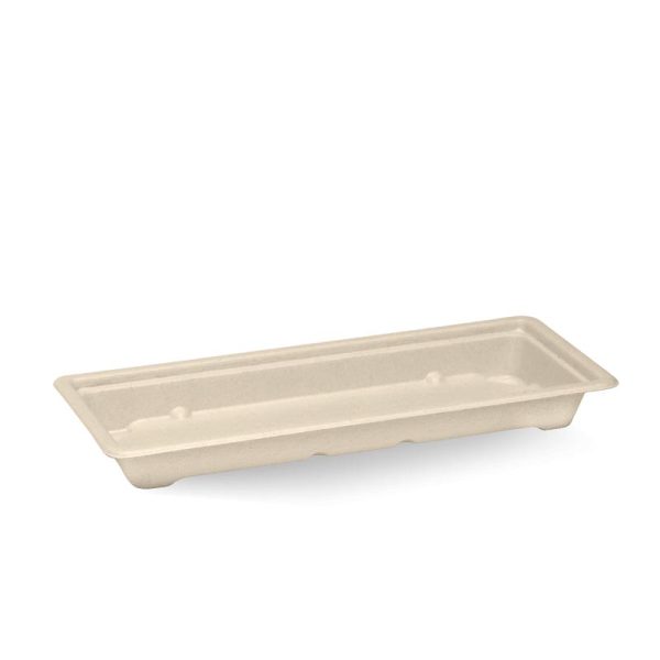 Natural Plant Fibre Sushi Tray Long 221x90x24mm