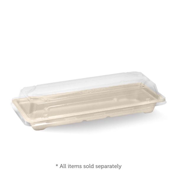 Clear PLA Sushi Tray Lid Long
