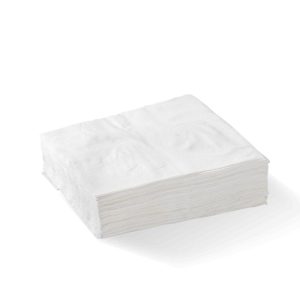 White 1/4 Fold 1-Ply Lunch Napkin