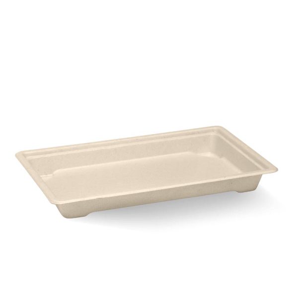 Natural Plant Fibre Sushi Tray Large (214x134x24mm)