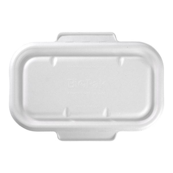 White Plant Fibre Takeaway Lid 750-1,000ml