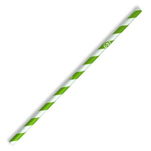 Green Stripe BioStraw Regular (6mm)