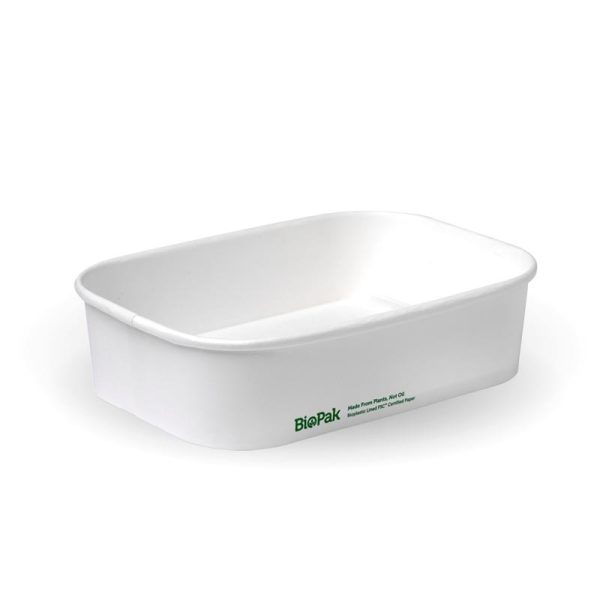 White BioBoard Takeaway Base 500ml
