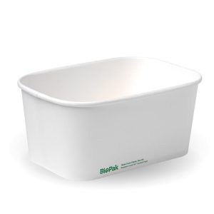 White BioBoard Takeaway Base 1,000ml