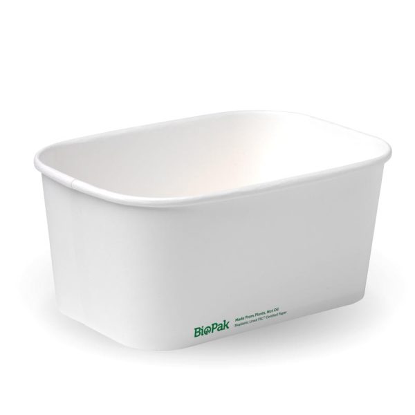 White BioBoard Takeaway Base 1,000ml