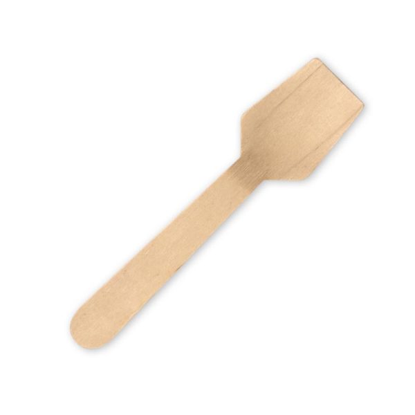 Wooden Ice Cream Spoon 9.5cm