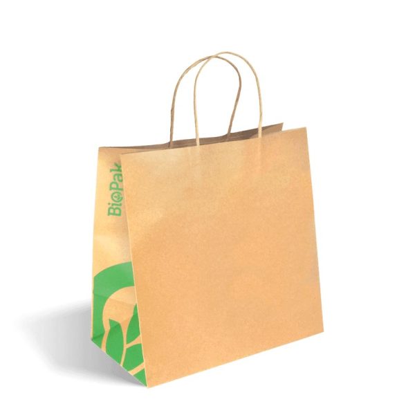 Kraft Twist Handle Paper Bags Large 300x170x305mm