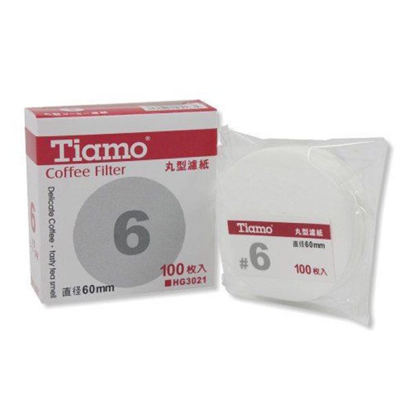 Tiamo Coffee Round Filter Paper 60mm