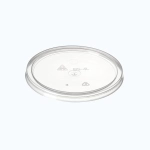 Clear PP Flat Lid for Small 75ml Container 75mm
