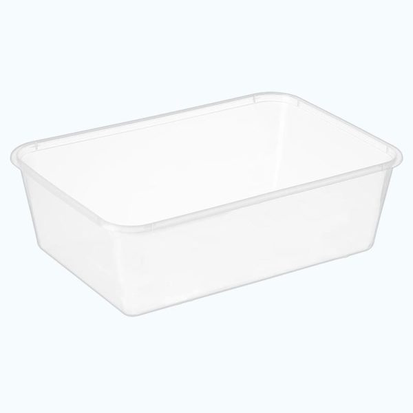 Clear PP Freezer Container 750ml (173x119x53.5mm)