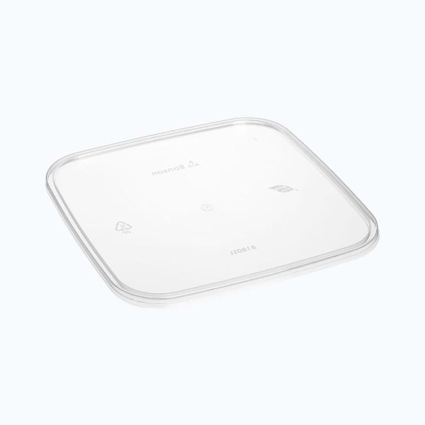 Clear PP Square Container Lid 183x183x8mm