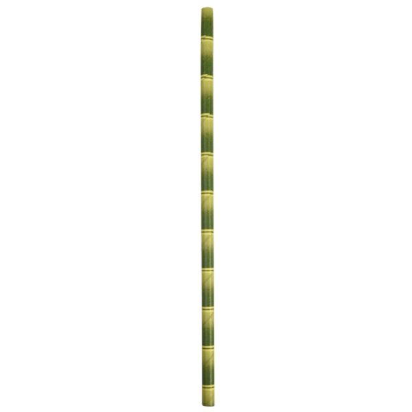 Bamboo Print Paper Straw Regular (200mm)