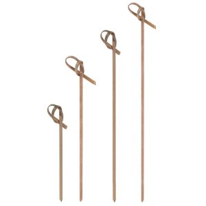 Bamboo Knotted Skewer Pick 120mm