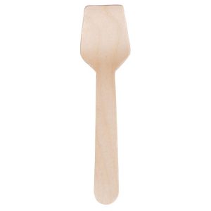 Waxed Gelato Wooden Spoon 95mm