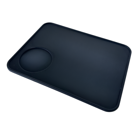 Black Silicone Flat Tamper Mat-1