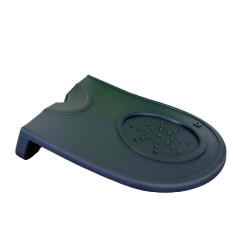 Black Silicone Single Lip Tamper Mat-1