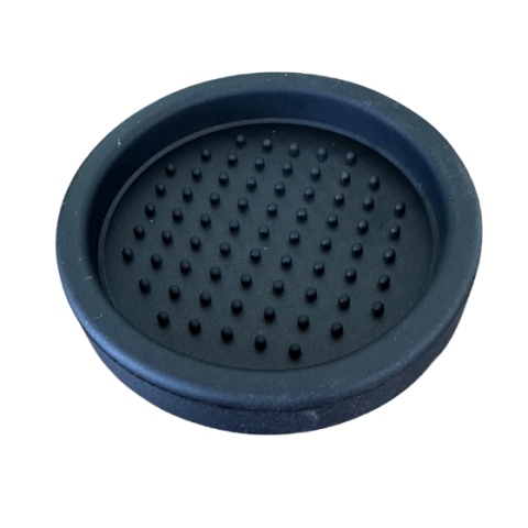 Black Silicone Single Round Tamper Mat-1