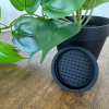 Black Silicone Single Round Tamper Mat-2